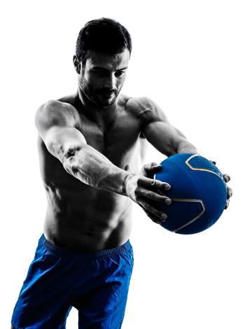 exercise with medicine ball